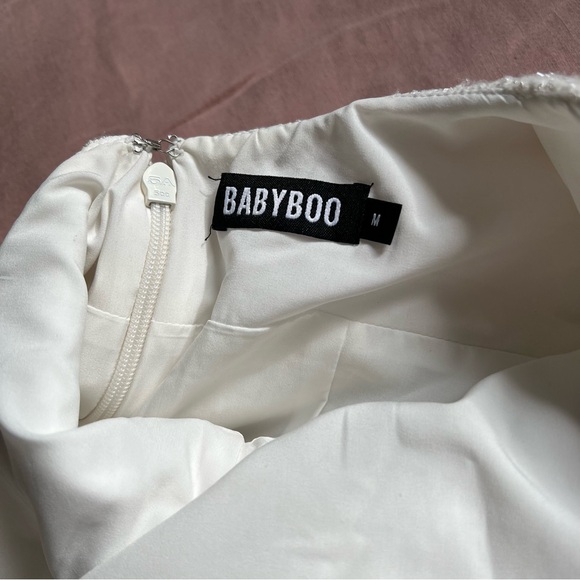 BABYBOO Blake Mini Dress in Ivory - Picture 6 of 10